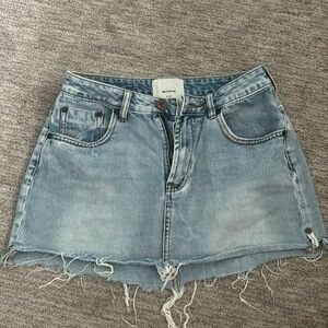 One Teaspoon Jean Skirt